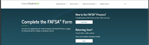 FAFSA start